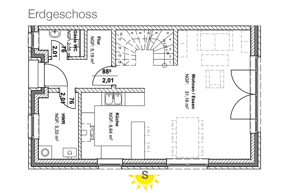 Erdgeschoss**