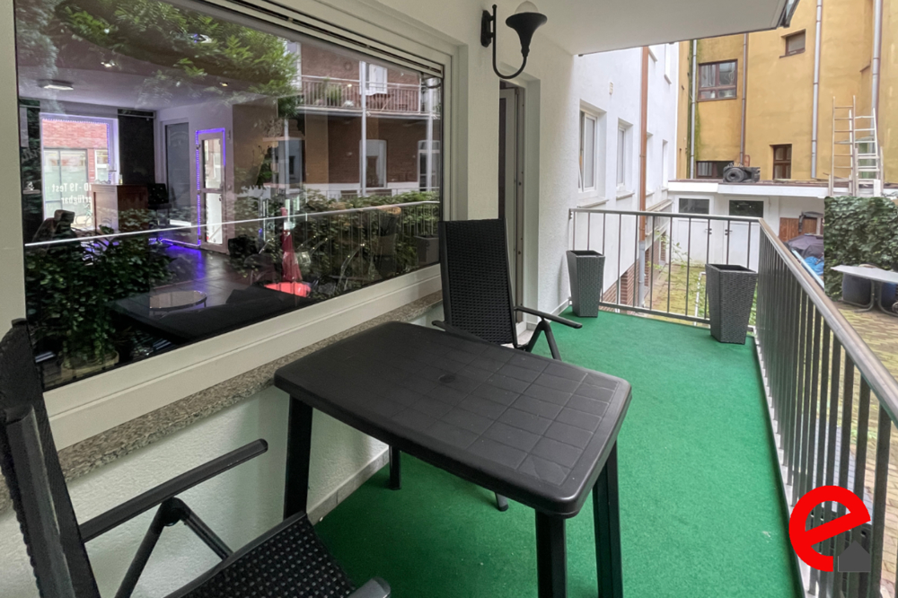 Balkon nach hinten
